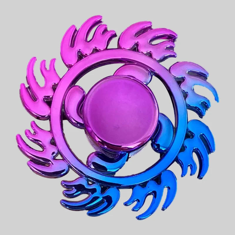 New Plastic Hand Spinner Toys as Stress Relieving Party Gifts Keychain_2