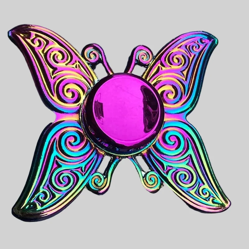 Rainbow Color Metal Finger Spinner for Stress Relief and Creativity_8