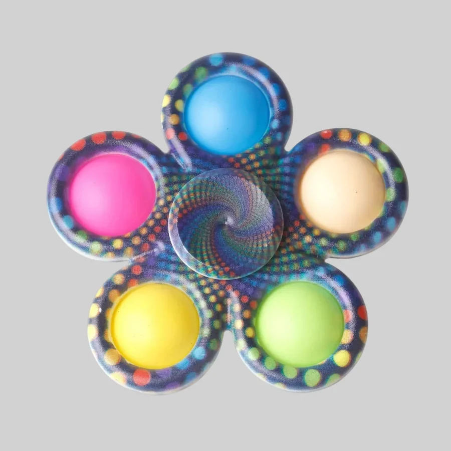 Simple Tie Dye Fidget Spinner for Stress Relief_7