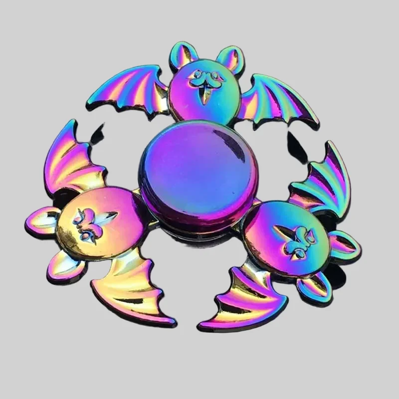 Rainbow Color Metal Finger Spinner for Stress Relief and Creativity_9