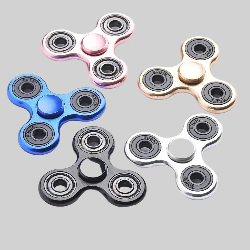 Powerful Triangle Aluminum Alloy Fidget Spinner for Adults_2