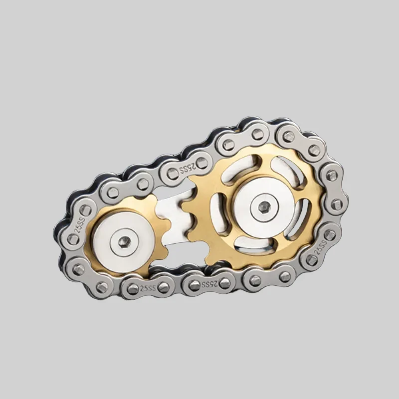 Awesome Metal Bike Chains EDC Fidget Spinners for All Ages_6