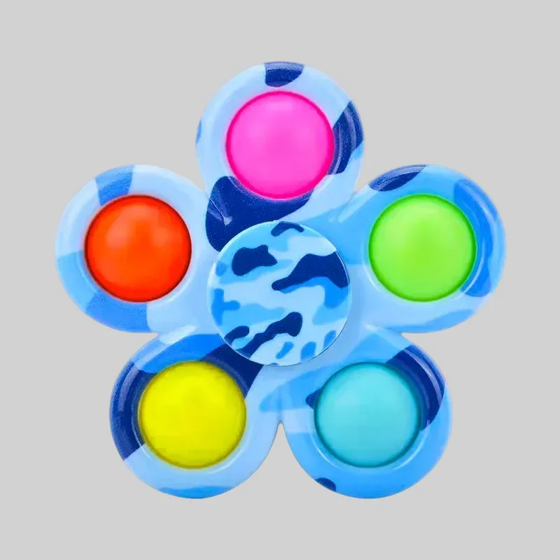 Simple Tie Dye Fidget Spinner for Stress Relief_23