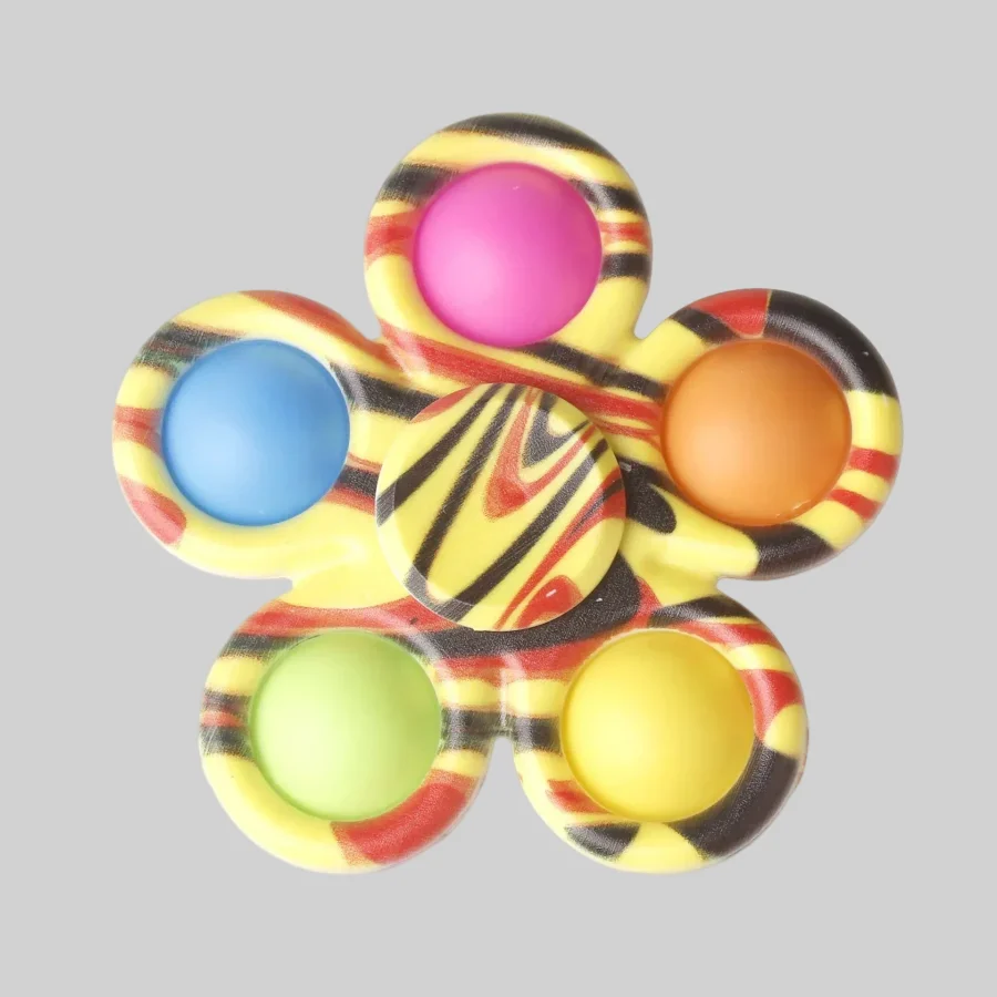 Simple Tie Dye Fidget Spinner for Stress Relief_11