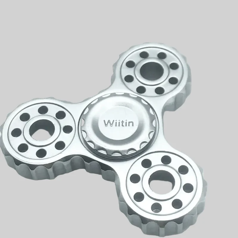 High-End Metal Gear Fidget Spinner - Adult Decompression Toy_7