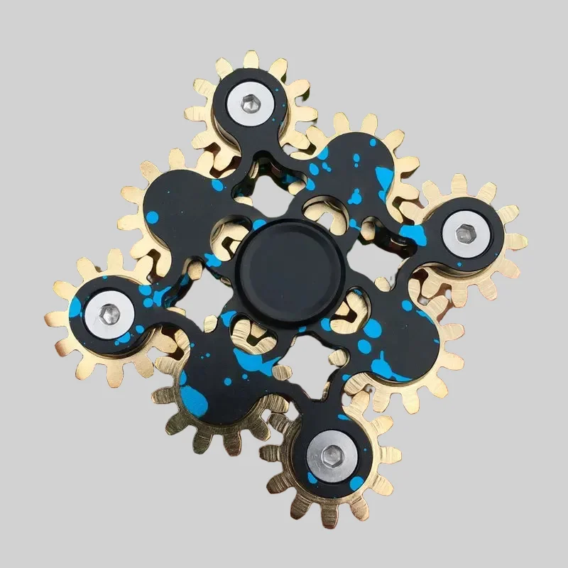 Amazing Metal Ninetooth Fingertip Spinner for Stress Relief_1