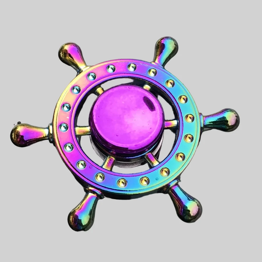 Wholesale New 28-Style Colorful Metal Fidget Spinner for Adults_26