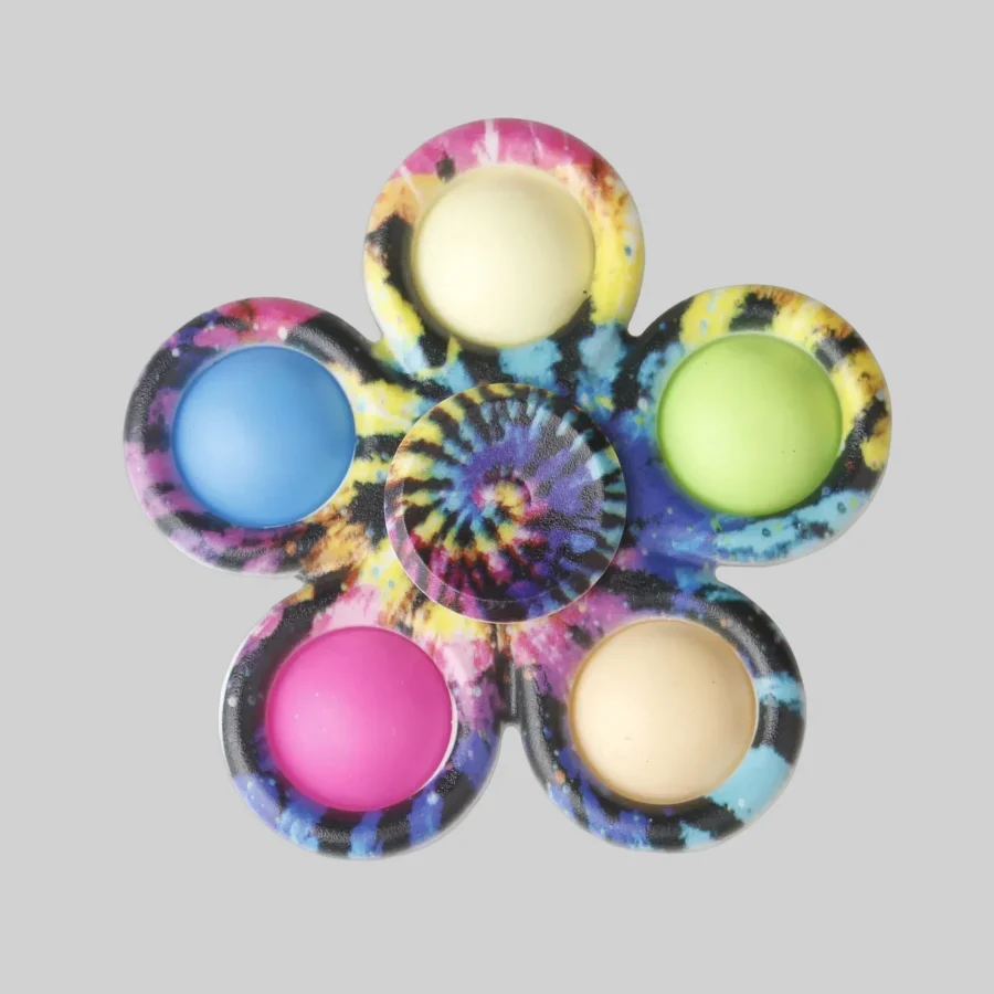 Simple Tie Dye Fidget Spinner for Kids' Stress Relief_17