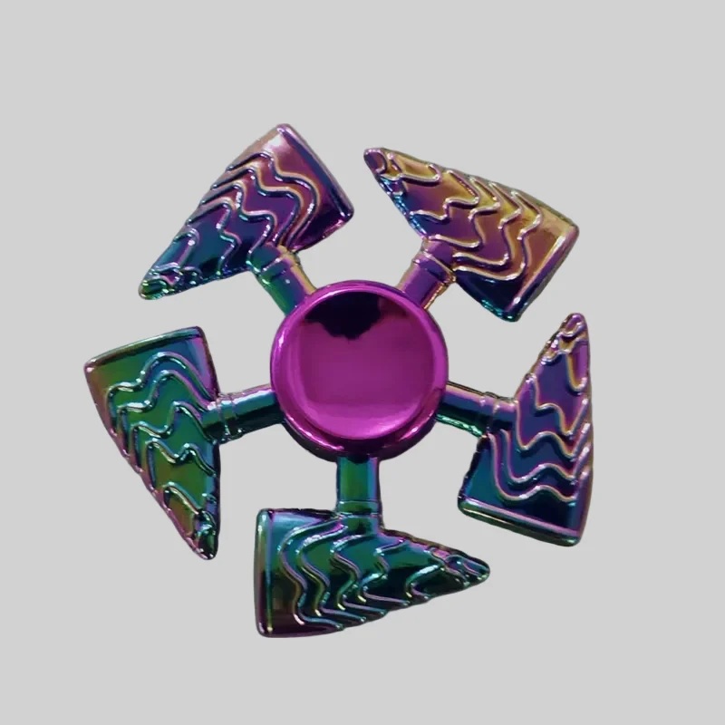 High-Quality 1 Piece Alloy Finger Spinner - Adult Office Decompression Toy_3