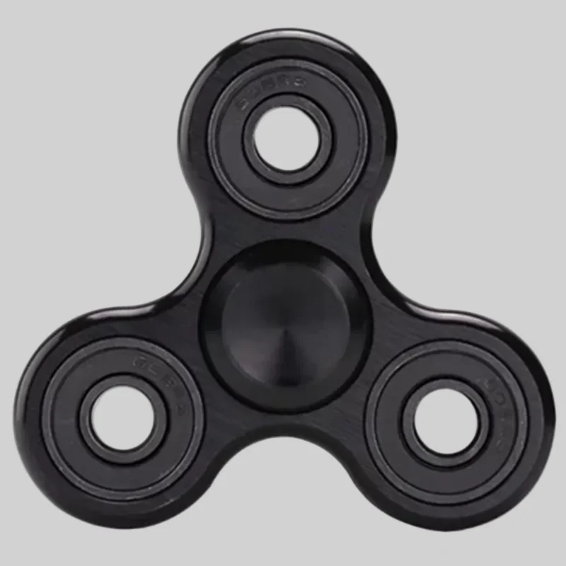 70mm Triangle Aluminum Alloy Metal Spinner - DecompressionToy for Kids and Adults_2