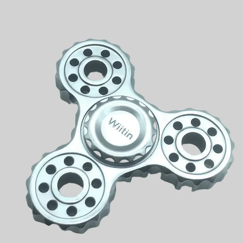 High-End Metal Gear Fidget Spinner - Adult Decompression Toy_6