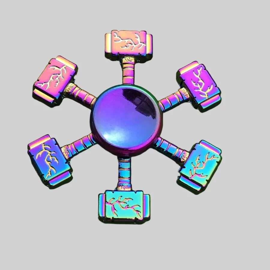 Wholesale New 28-Style Colorful Metal Fidget Spinner for Adults_8