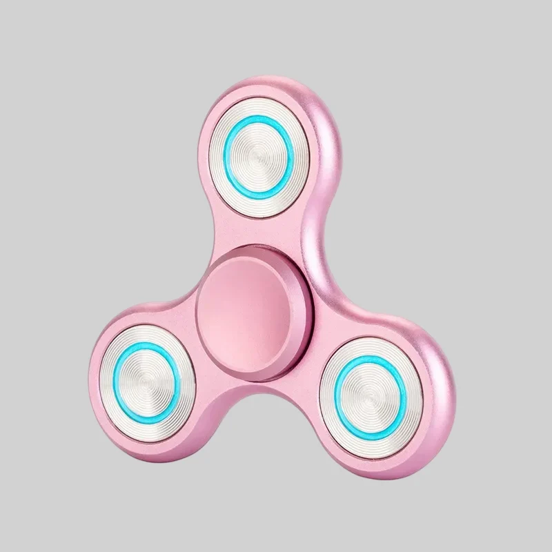 New Luminous Metal Fidget Spinner - Ideal Adult Desk Decompression Toy_5