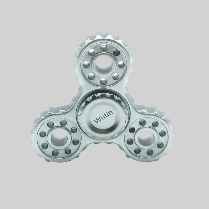 High-End Metal Gear Fidget Spinner - Adult Decompression Toy_1