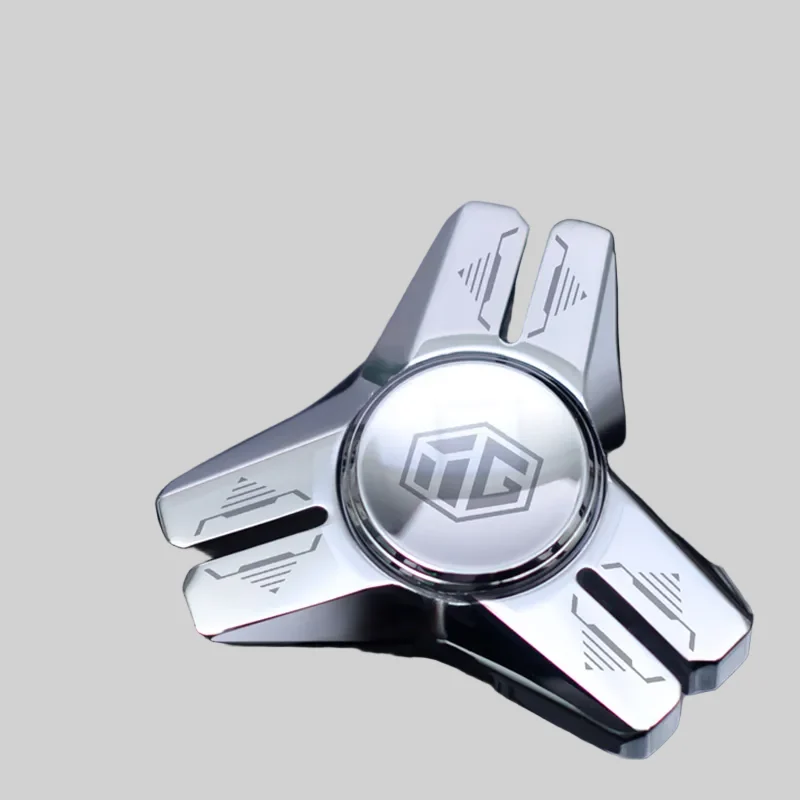 Stainless Steel Metal Hand Spinner - Anti-Anxiety Toy for All Ages_2