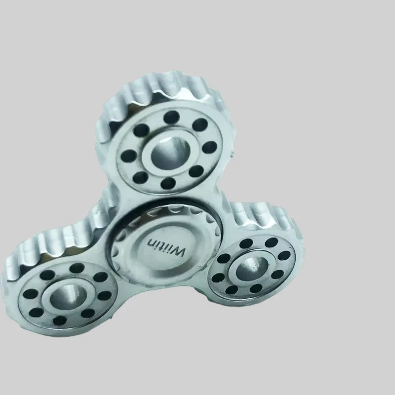 High-End Metal Gear Fidget Spinner - Adult Decompression Toy_2