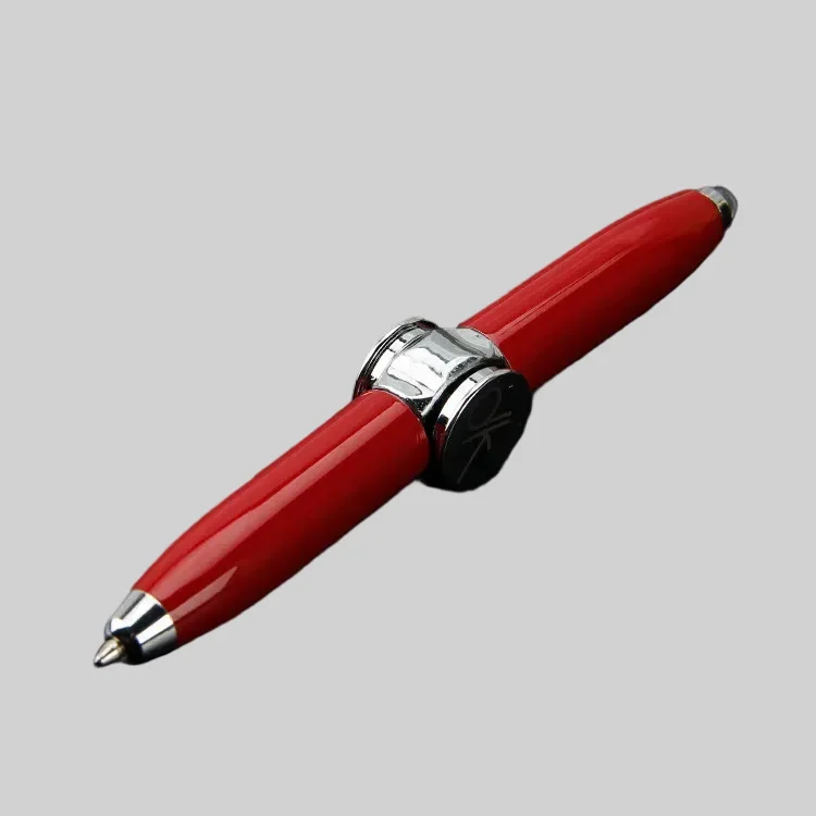 Multifunctional Metal Gyro Pen - Decompression Toy and LED Ballpoint Gift_10