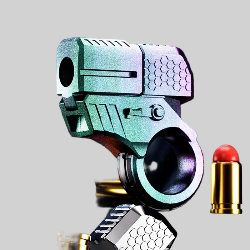 Alloy Throwing Shell Bullet Gun Stress Relief Toy for Adults and Kids_1