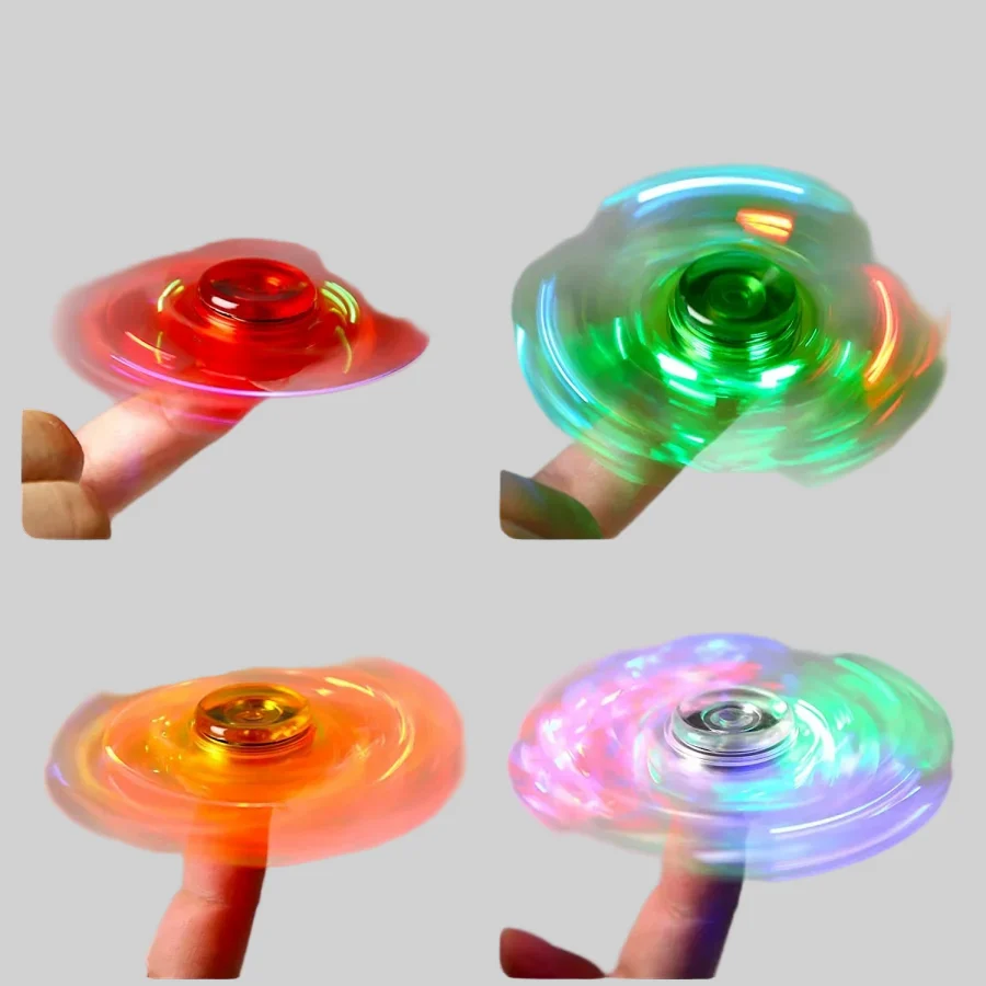 LED Light Up Fidget Spinner - The Perfect Toy for Everyone_3