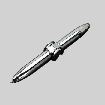 Multifunctional Metal Gyro Pen - Decompression Toy and LED Ballpoint Gift