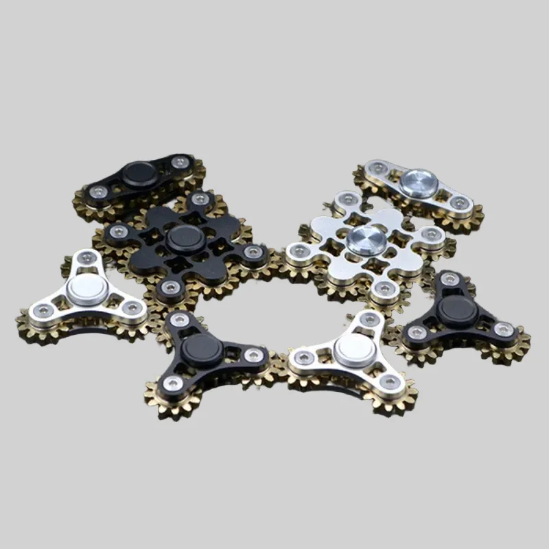 Amazing Metal Ninetooth Fingertip Spinner for Stress Relief_4