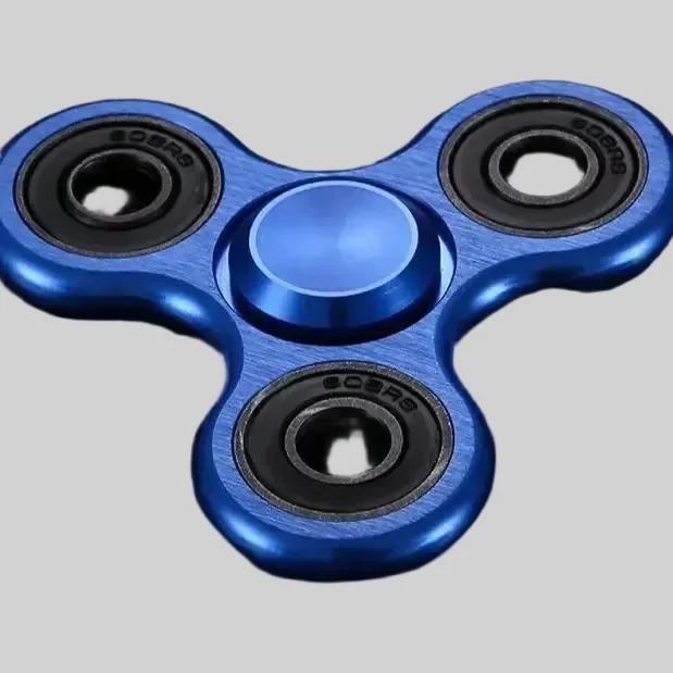 New Alloy Metal Fidget Finger Spinners - Stress Relief Toys for All Ages_2