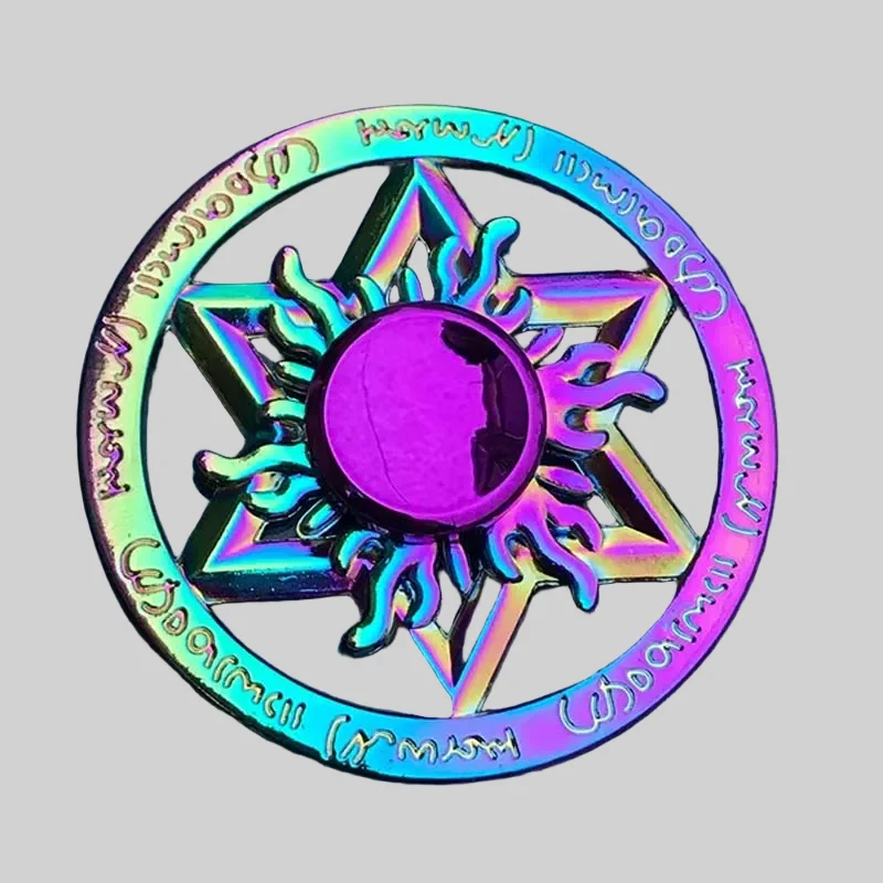 Rainbow Color Metal Finger Spinner for Stress Relief and Creativity_14