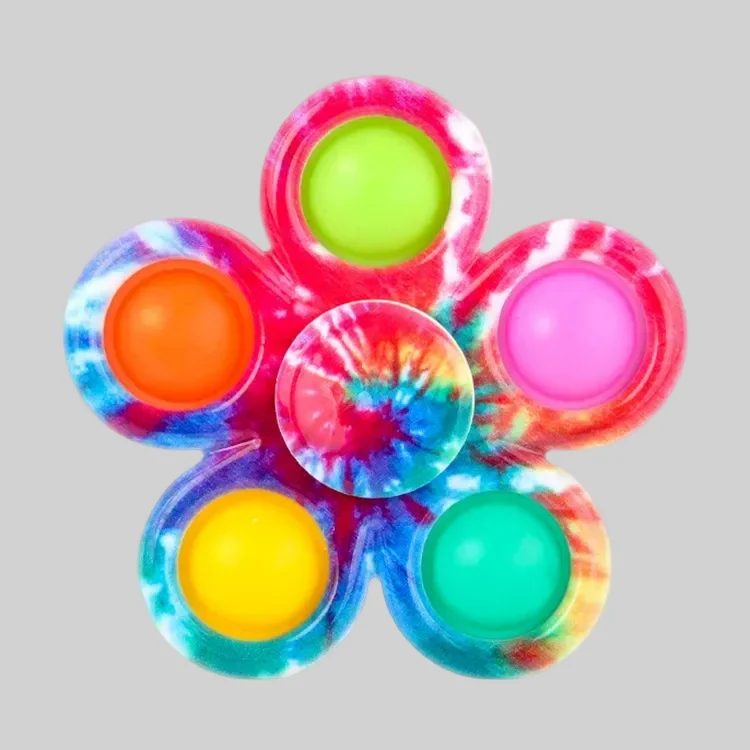 Funny Tie Dye Fidget Spinner for ADHD Relief & Party Favor for Kids_8