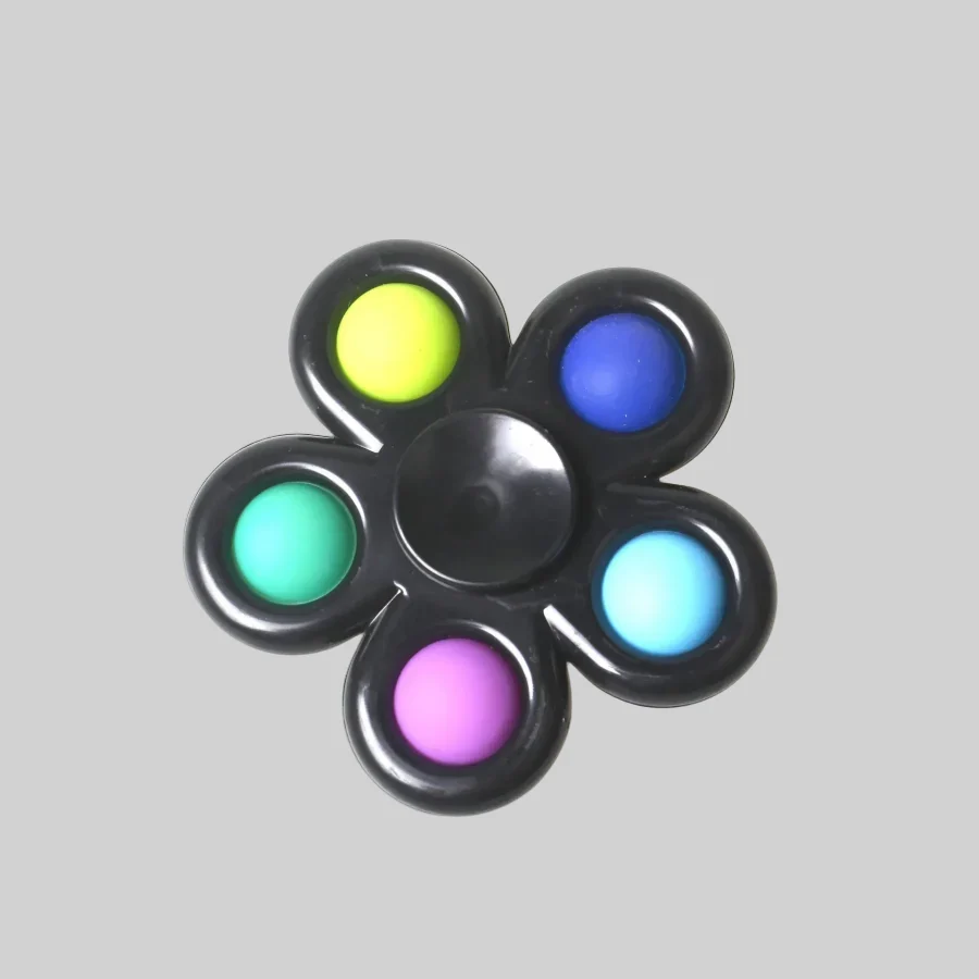 Simple Tie Dye Fidget Spinner for Stress Relief_19