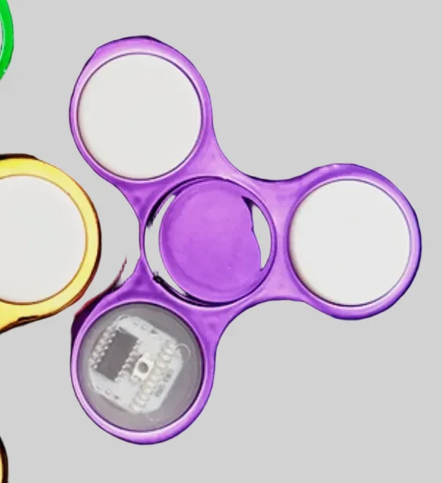 Creative LED Light Luminous Fidget Spinner for Kids_9