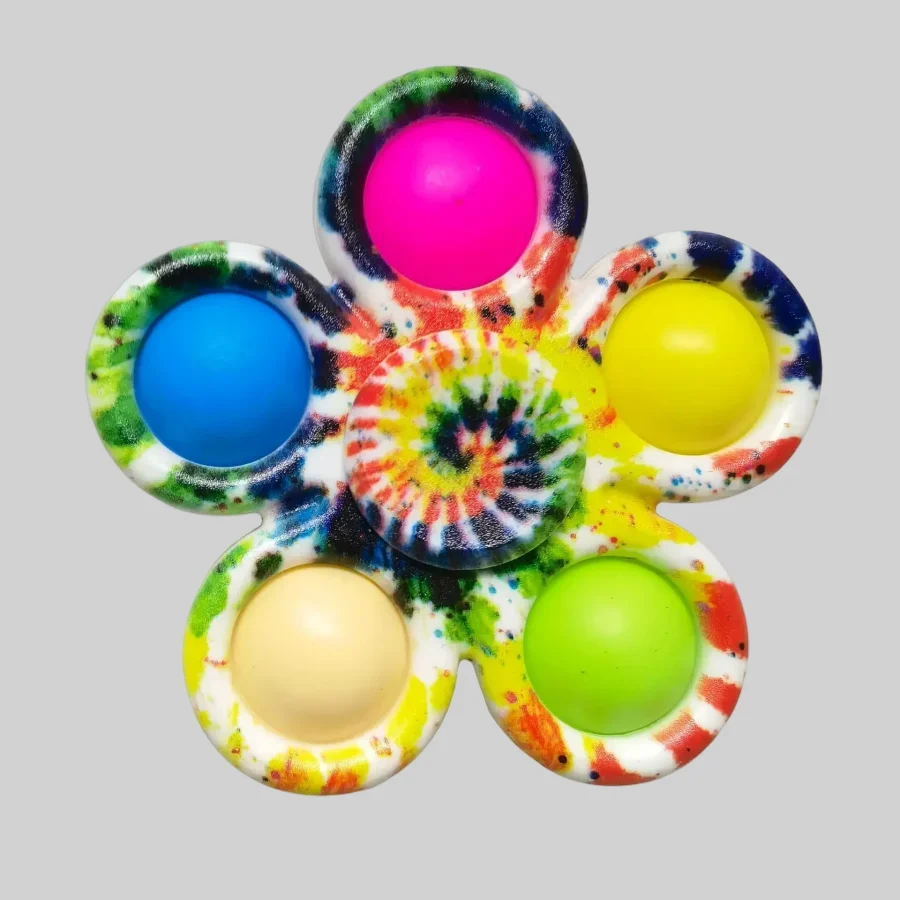 Simple Tie Dye Fidget Spinner for Stress Relief_20