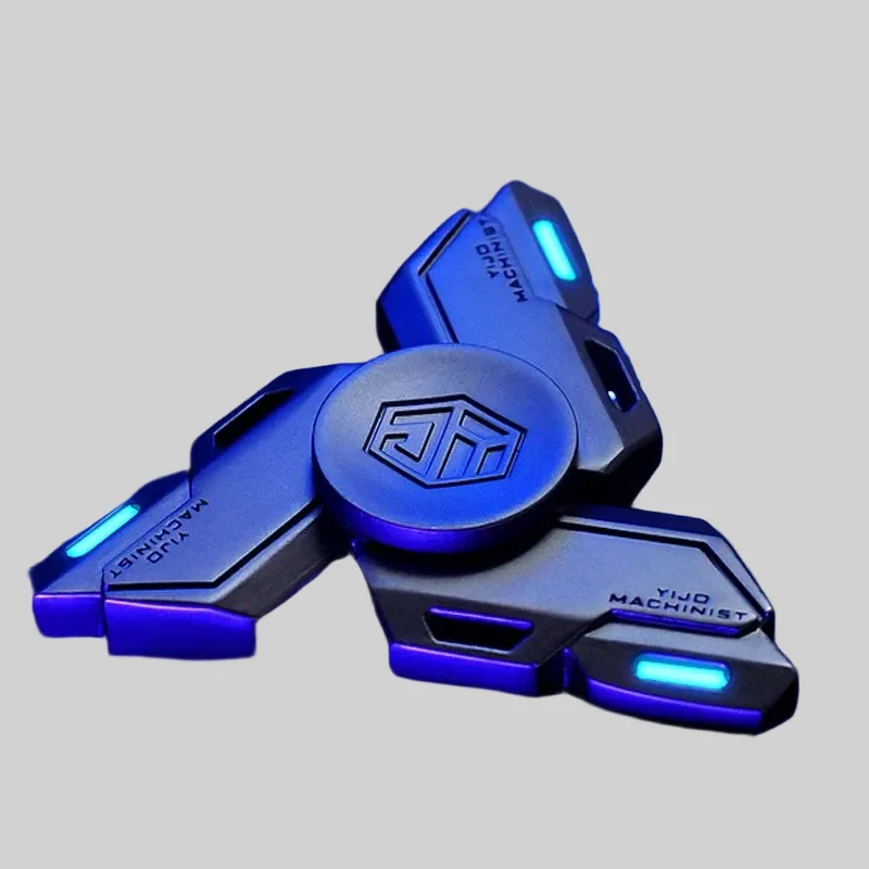 Fidget Spinner Metal Alloy Luminous EDC Toys for Adults and Kids_1