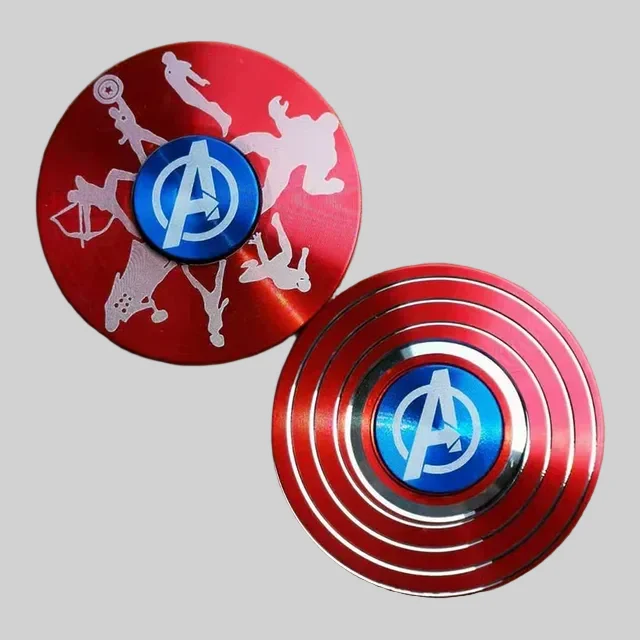 Metal Fidget Spinner for Anti-Stress - Superhero Style with Fast Bearing_9