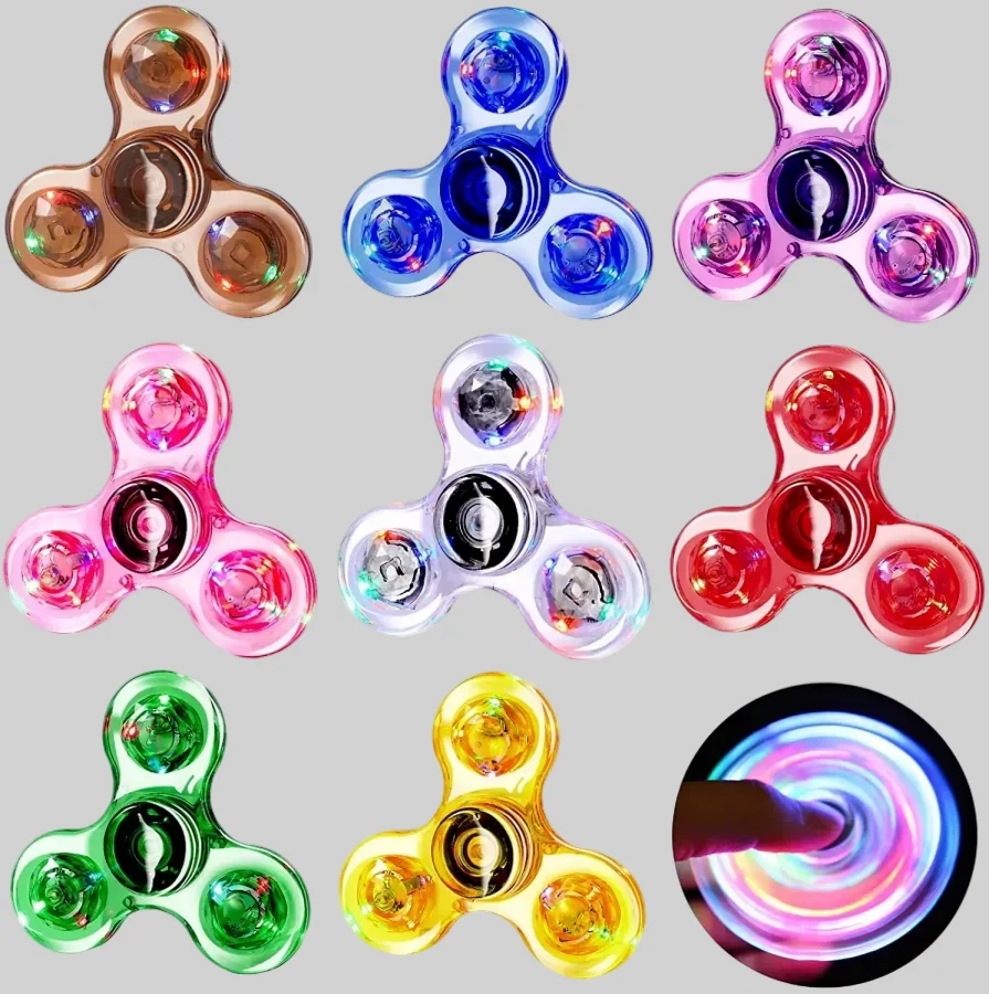 LED Light Up Fidget Spinner - The Perfect Toy for Everyone_1