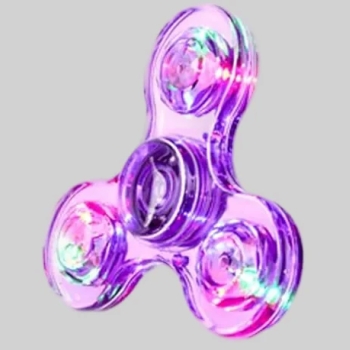 LED Light Up Fidget Spinner - An Ideal Toy for Stress Relief and Parties