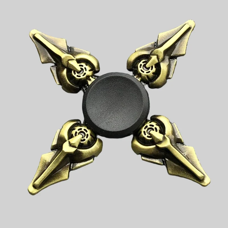 Bronze Color Metal Fidget Spinner - Stress Relief Toys for All Ages by fradoo_6