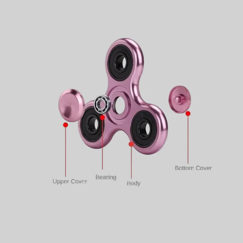 New Alloy Metal Fidget Finger Spinners - Stress Relief Toys for All Ages_6