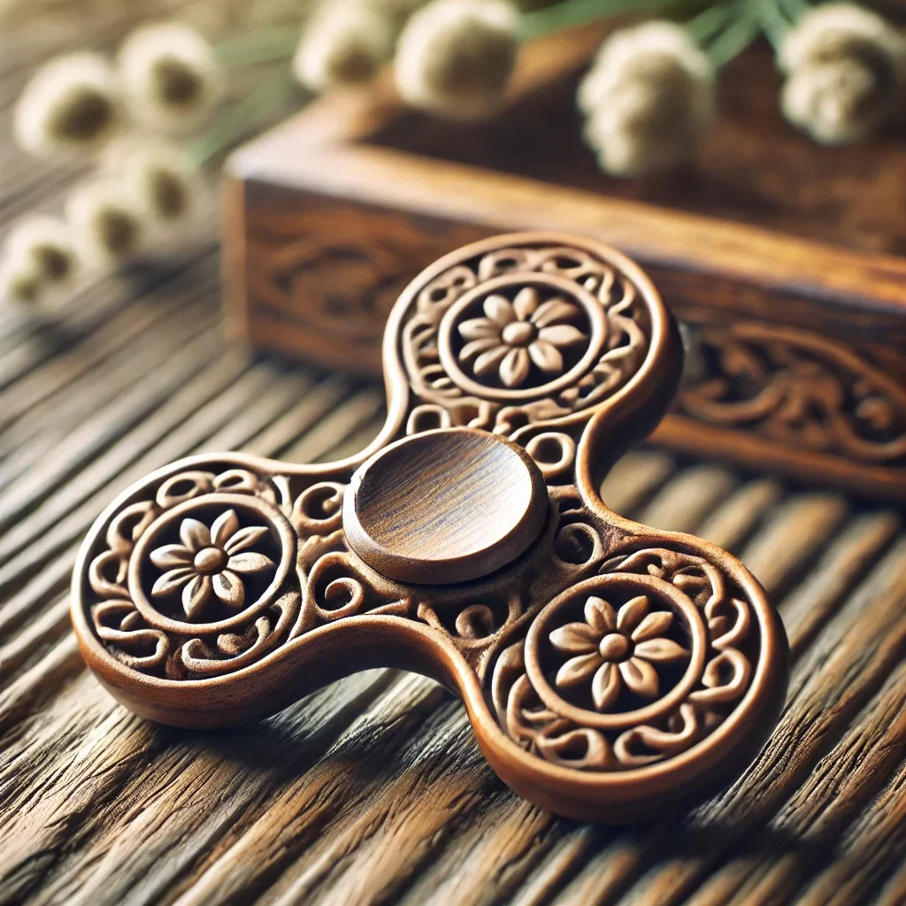 Wooden Fidget Spinner with Smooth Rotation: The Best Stress Reliever for Focus and Fun