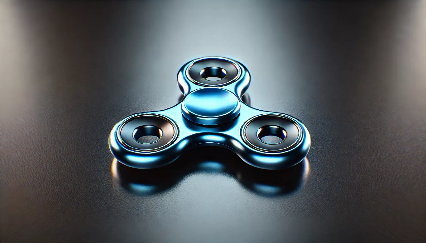 Buy Metallic Blue Metal Fidget Spinner – Best Quality for Stress Relief and Fun