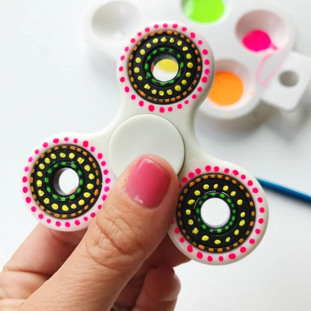 Artistic Hand-Painted Fidget Spinners – Unique, Custom Art for Your Collection